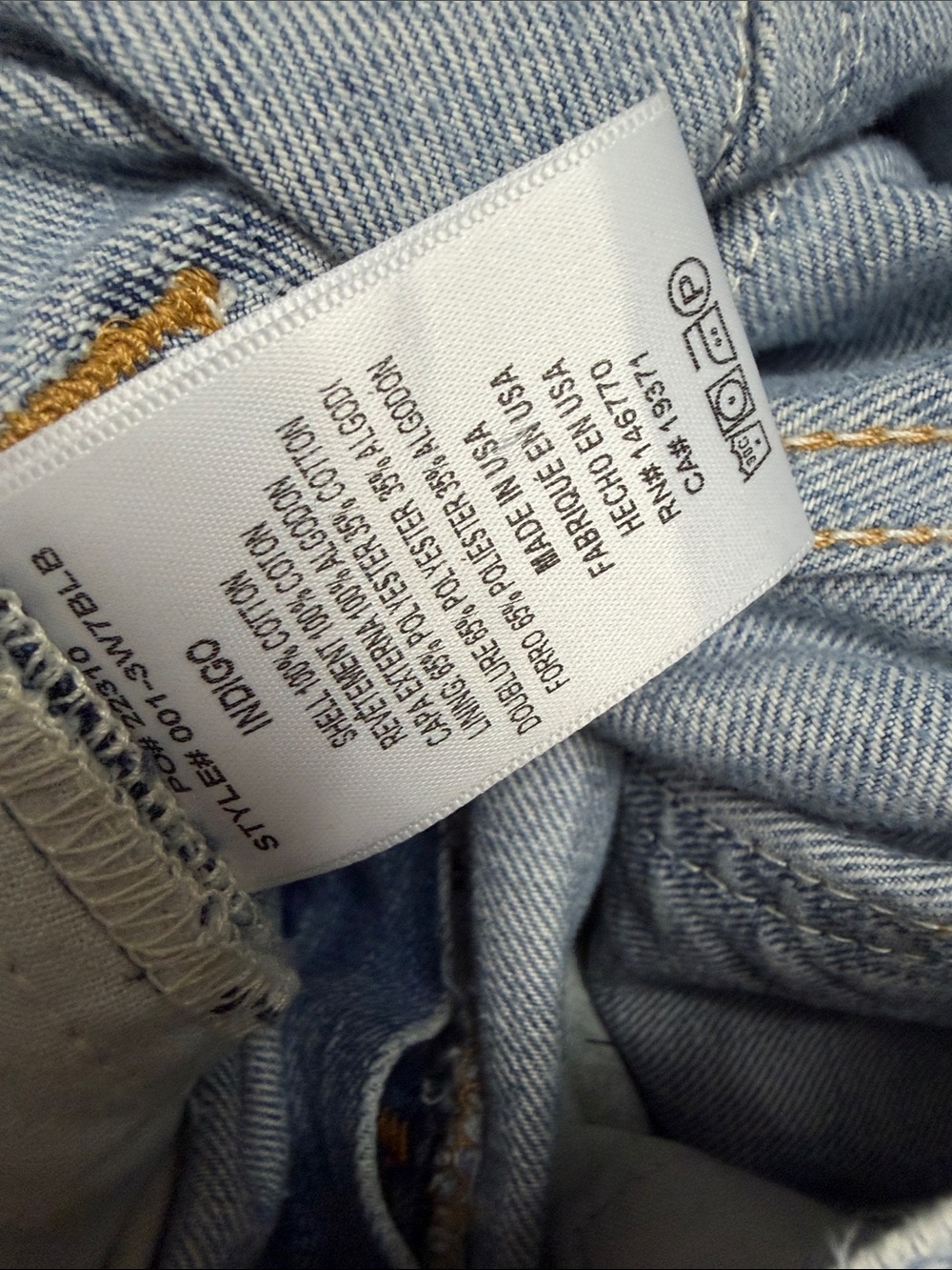 Re/Done x Levi's Patchwork Bell Bottom 60s 70s Hippie Flare Jeans 26 - Picture 6 of 12